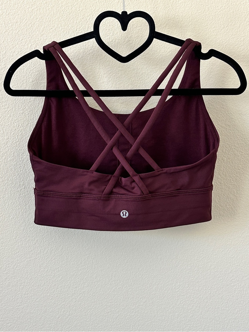 Lululemon Plum Strappy Sports Bra Size 8